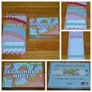 Eccolo Inspirational Lunchbox Notes & Notebook Journal - NWOT